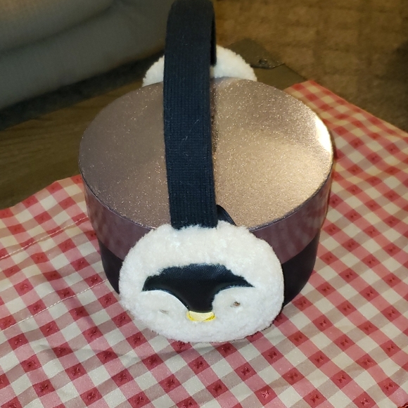 New Coach Penguin Shearling Leather Ear Muffs - Picture 4 of 12